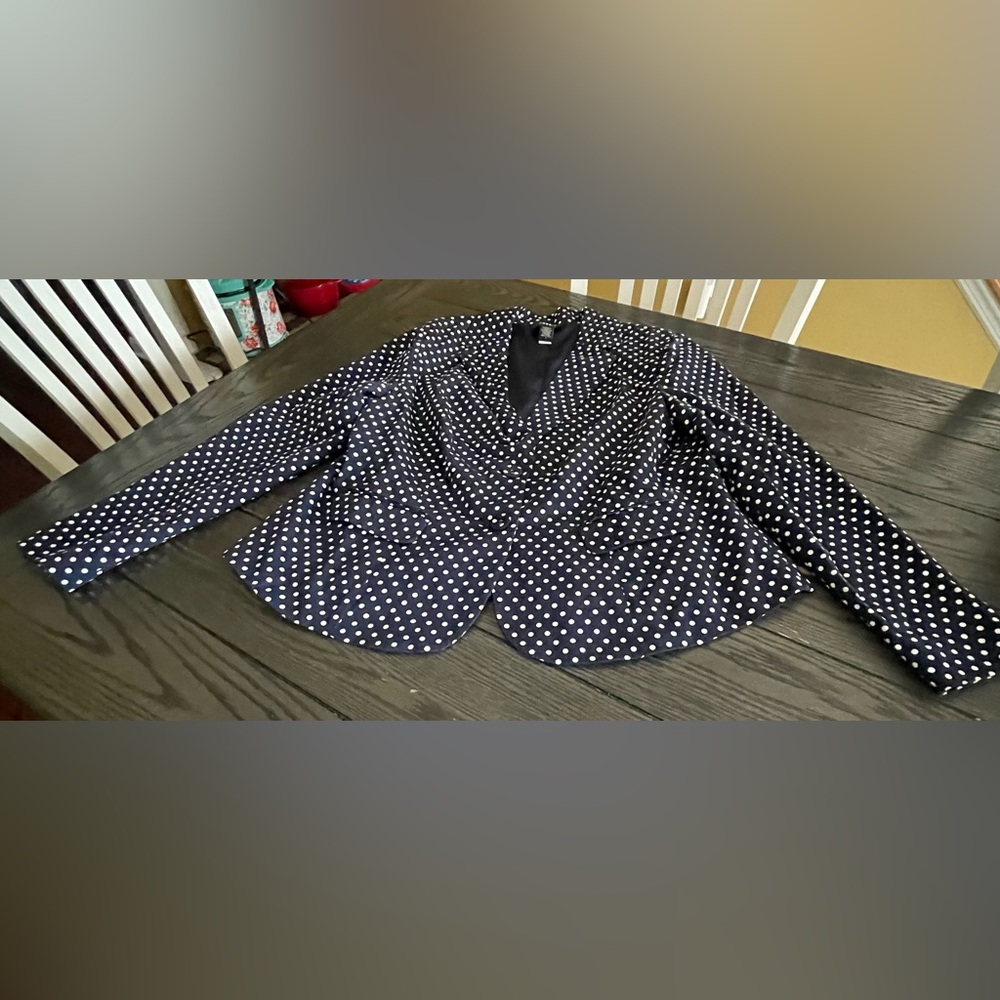 Torrid Navy/White Polkadots. Size 1